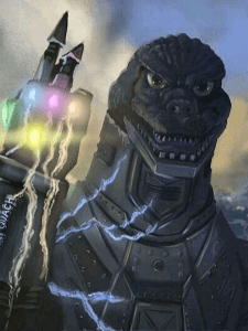 Godzilla Destroy Marvel