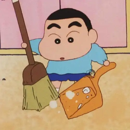 蜡笔小新超可爱朋友圈背景图
