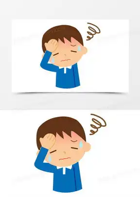 头疼的表情图片卡通设计合集熊猫办公
