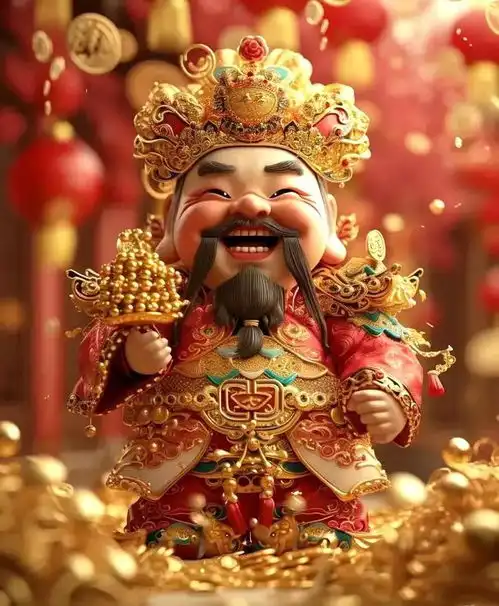 正月初五迎财神,福气满满送上来
