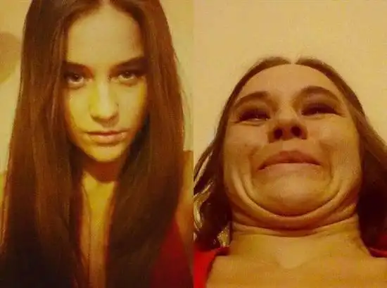搞笑gif请问你的女朋友是怎么剔牙
