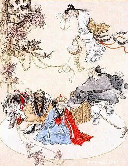 绘画界真正的猴王,一组孙悟空三打白骨精,成为工笔重彩经典
