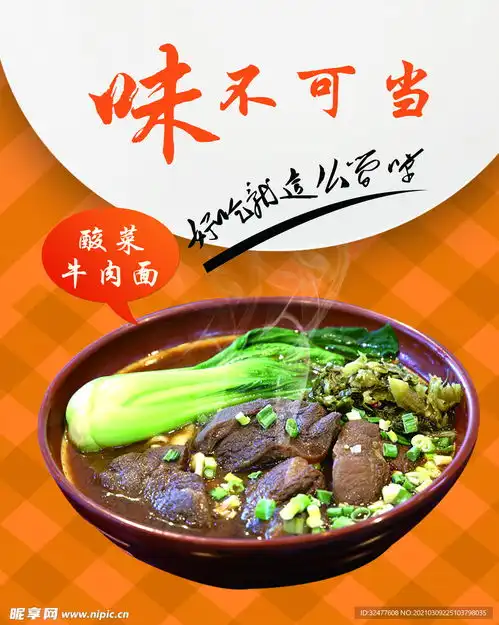 酸菜牛肉面设计图
