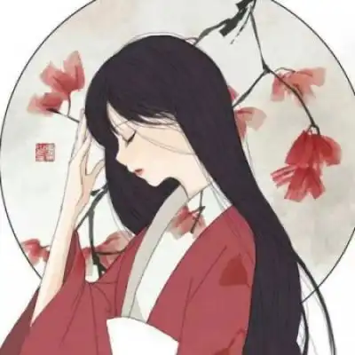 2023翩然一笑温柔古风动漫头像
