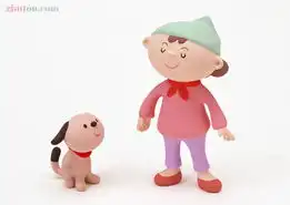 用粘土做的温馨家庭
