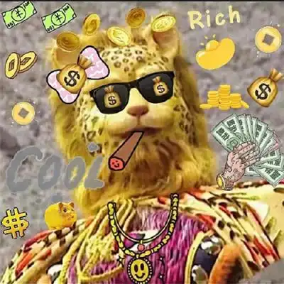 最近很火的金钱豹头像没有人能拒绝一只金钱豹头像
