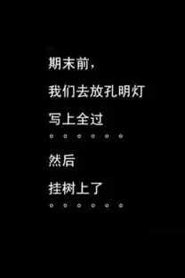 挂科经典搞笑语录
