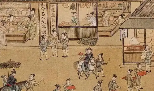 将清明上河图放大,画面既尴尬又搞笑,大家在做什么都很清楚
