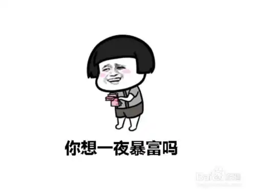 怎样才能一夜暴富呢
