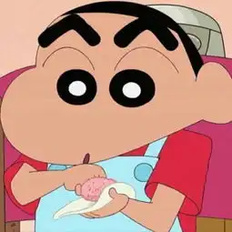 蜡笔小新的自拍照图片
