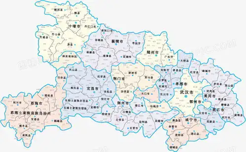 湖北省地图素材图片免费下载高清png素材图精灵
