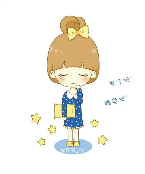 求如下图一系列的卡通女孩头像
