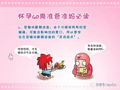 怀孕指南40怀孕40周趣味图解
