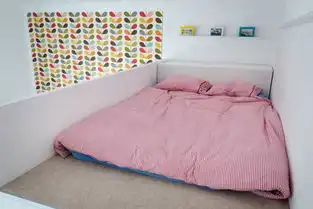 小户型loft卧室床设计图
