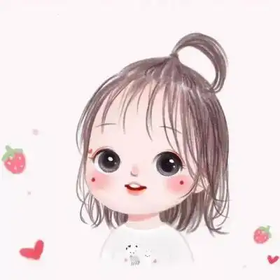 微信可爱头像超可爱萌萌哒手绘女生
