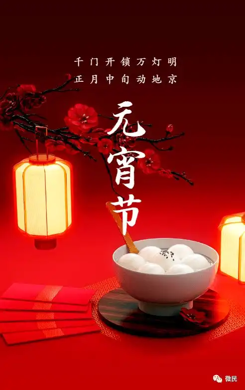 元宵节的专用朋友圈配图
