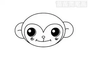 猴子简笔画图片大全画法
