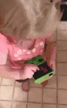 搞笑gif妹子,不懂科学真可怕,被鄙视的感觉不好受吧
