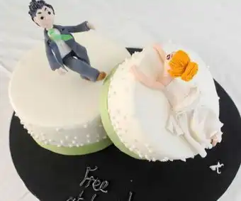 有创意的离婚蛋糕分手不再苦涩
