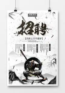 中国风大气招聘海报设计图片下载psd格式素材35435315像素熊猫办公
