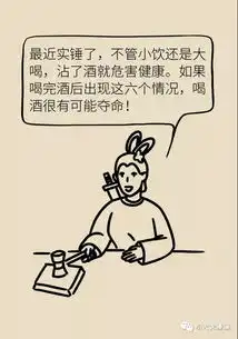 用漫画告诉你喝酒出现这六种状况可能会猝死,但很多人都不知道
