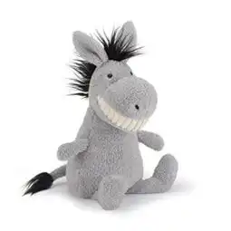 jellycat龇牙系列驴子河马恐龙36cm2件
