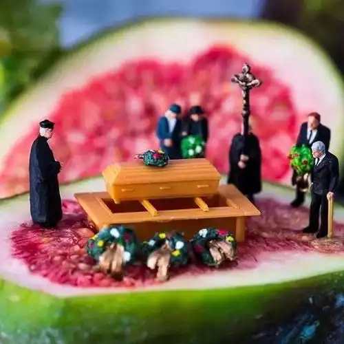 在摄影师手下,每块食物在微缩小人国都有新意义,太有趣了做
