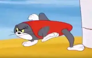 原来你是这样的tom猫,猫果然都是液体
