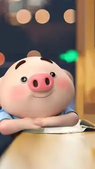 猪年快乐,可爱猪壁纸送给你们当拜年啦
