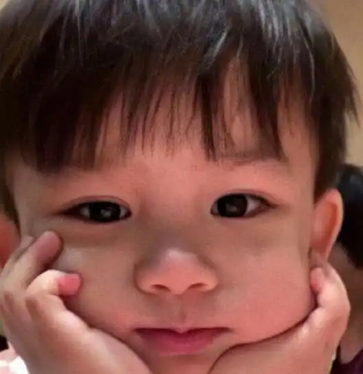 搞怪孩子头好久不见会忘了我吗
