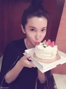组图李冰冰吃蛋糕无惧长胖素颜舔奶油可人
