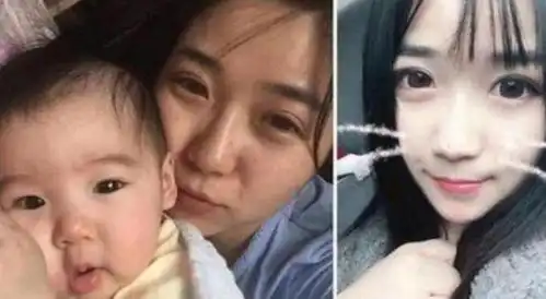 女性生娃前后对比图火了,简直判若两人,网友感叹当妈不容易
