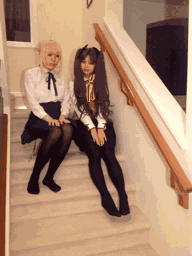 搞笑gif段子这是在隔靴搔痒吗
