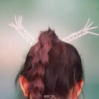好姑娘貌美如花好青年知书达理情侣头像
