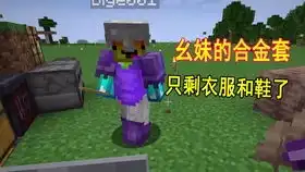 我的世界1.16联机151小帕收债无果,直接拿迪哥头像做搞笑视频
