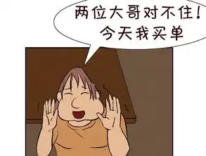 搞笑漫画,争吵
