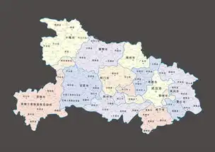 湖北矢量地图模板12717737湖北地图
