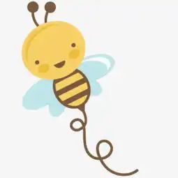 可爱蜜蜂png图片素材免费下载png格式300300像素熊猫办公
