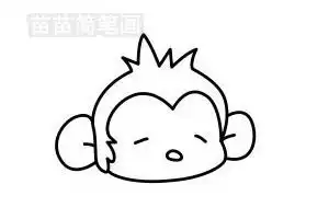 猴子简笔画怎么画图片大全
