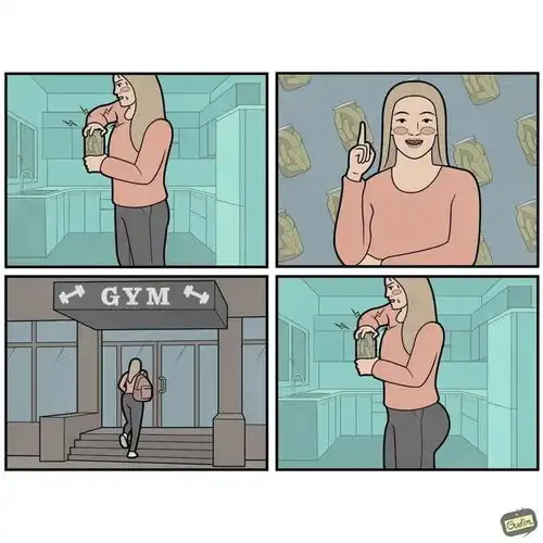搞笑的外衣,讽刺的内核,这18幅漫画让人笑到哭出来
