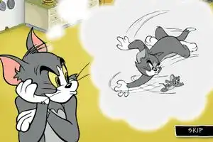 猫捉老鼠动画里面猫和老鼠的情侣头像
