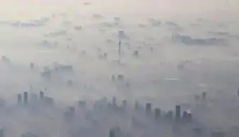 雾霾天的图片

