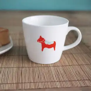 可爱马克杯陶瓷杯咖啡杯白瓷杯水杯木堆糖,美好生活研究所
