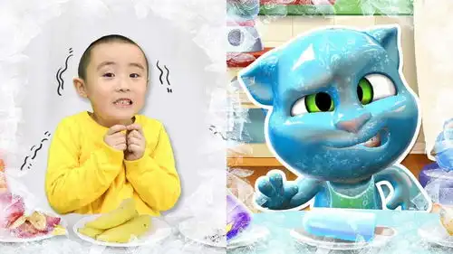 会说话的汤姆猫教小超人悟熙养成良好生活习惯,汤姆猫爆笑生活
