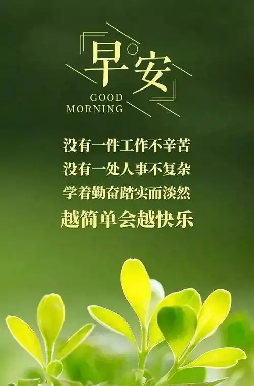 4月29日早安心语日签
