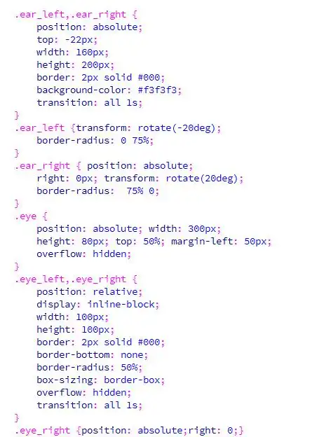 css3属性实现画动态搞笑动画
