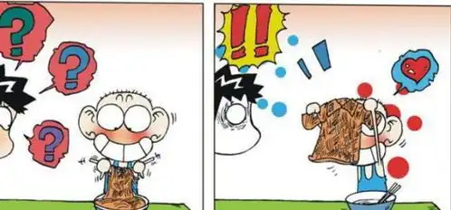 爆笑漫画别人家都是小闹钟,呆头家就是一口大钟
