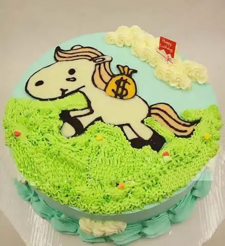 有没有带马的生日蛋糕图片
