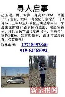 寻人北京海淀一男子驾车失踪7日妻子发帖求助

