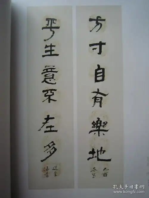 饶宗颐书法集饶宗颐对联书法作品选联情书意八开版本
